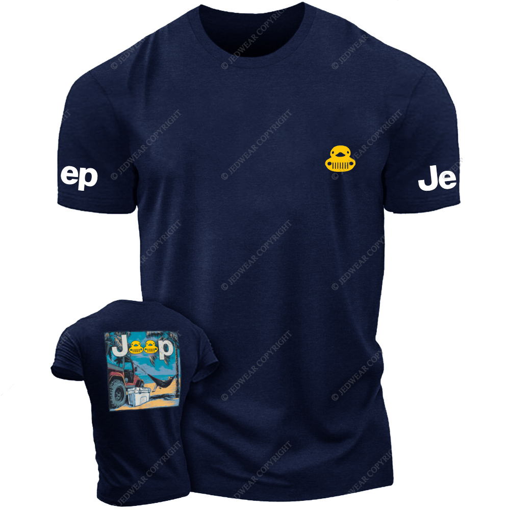 Jp Duck Beach Hammock Leisure Jp T-Shirt