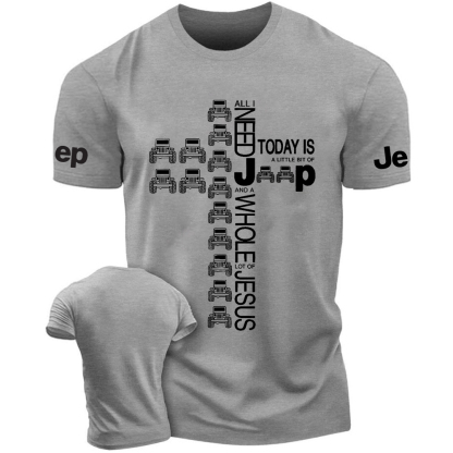 Religion Cross All I Need Jp And A Whole Lot Of Jesus Jp T-Shirt