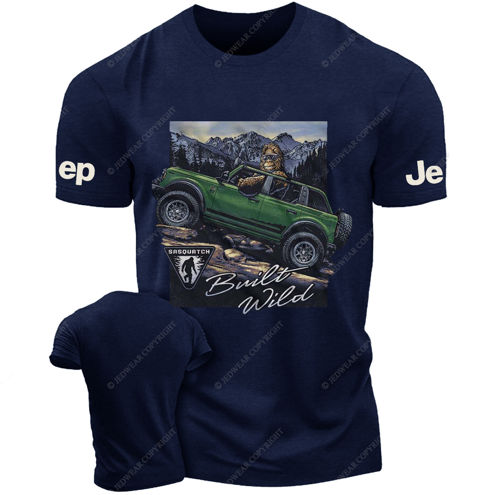 Built Wild Primitive People Driving Jp T-Shirt