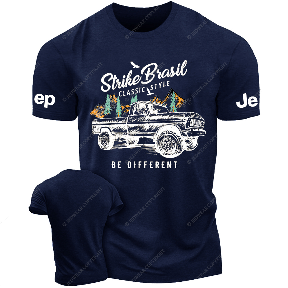 Strike Brasie Classic Style Be Different Stick Figure Line Art Jp T-Shirt