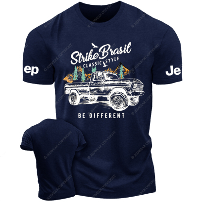 Strike Brasie Classic Style Be Different Stick Figure Line Art Jp T-Shirt