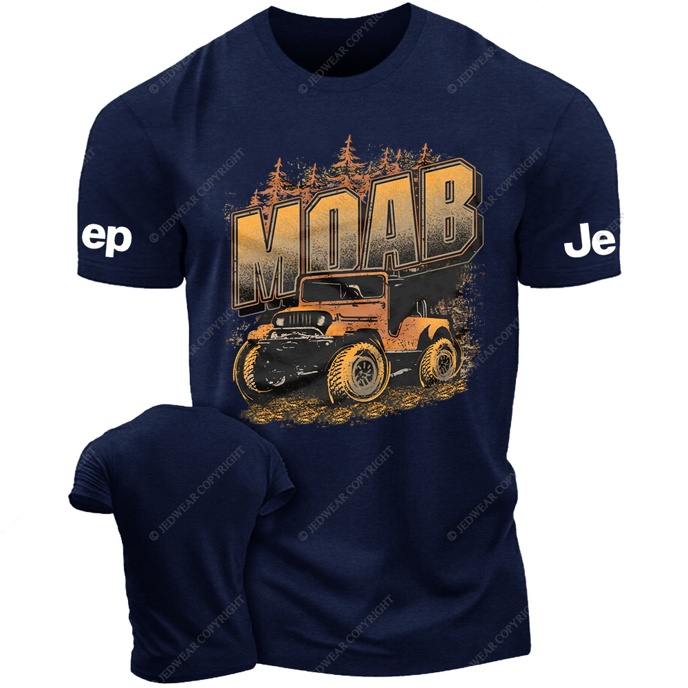 Moab Adventure Orange  Vehicle Driving On The Road Jp T-Shirt