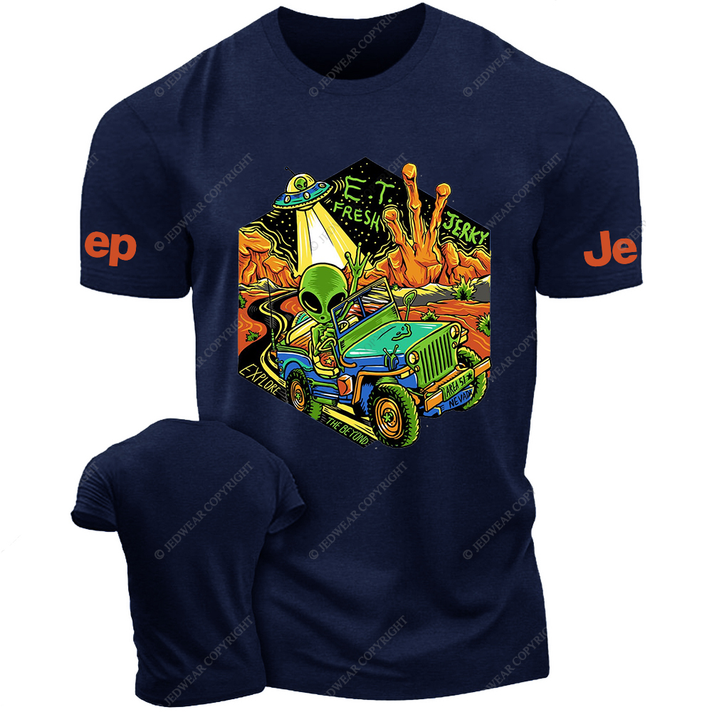 Cartoon ET Fresh Jerky Explore The Beyond Jp T-Shirt