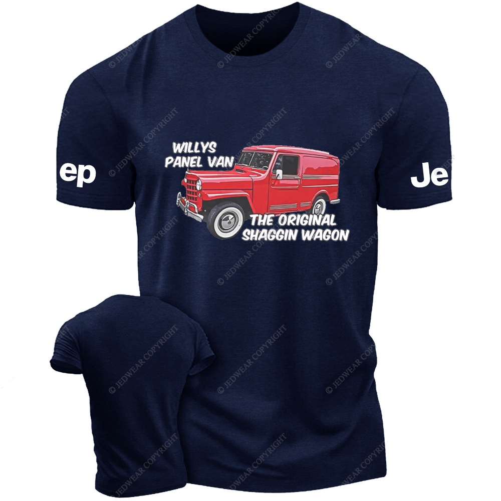 The Original Shaggin Wagon Willys Panel Van Jp T-Shirt