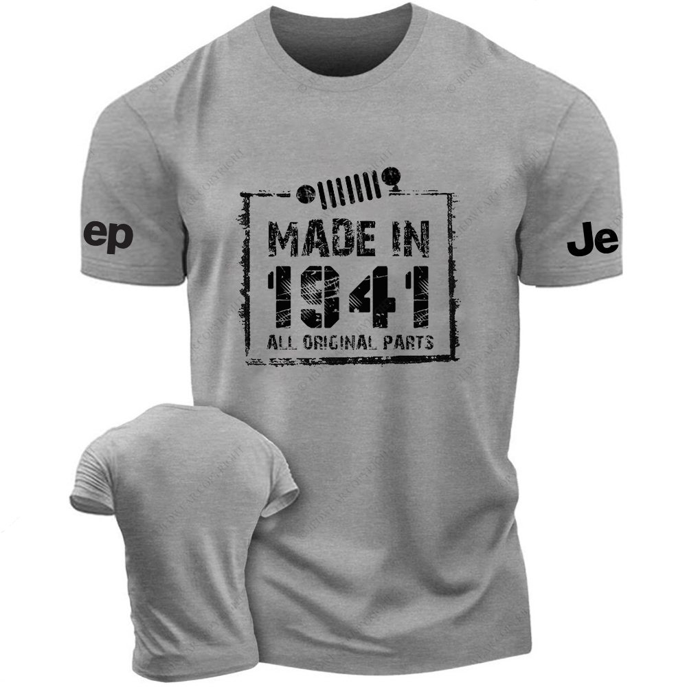 Made In 1941 All Original Parts Vintage Style Jp T-Shirt