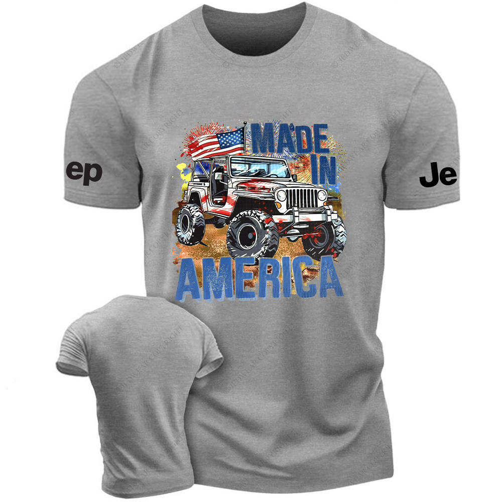American Flag Fireworks Made In America  Jp T-Shirt