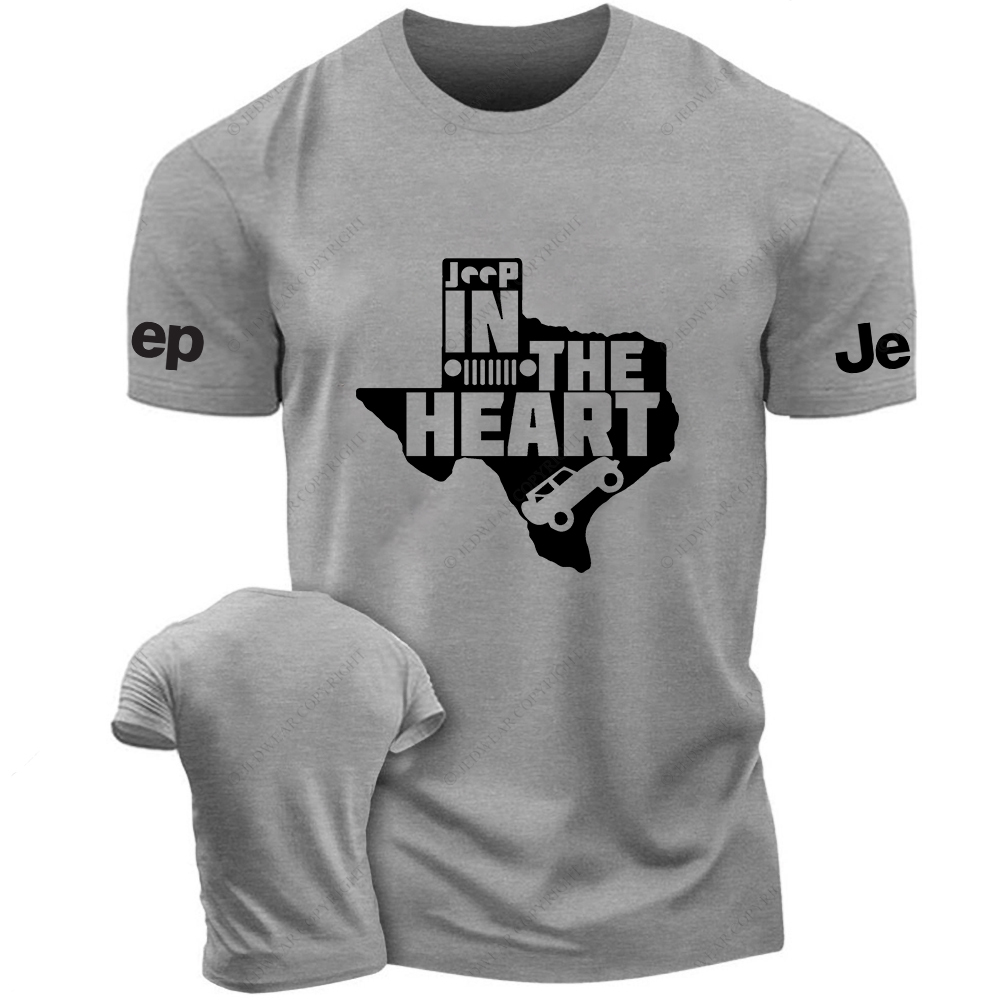 Jp In The Heart Map Jp T-Shirt