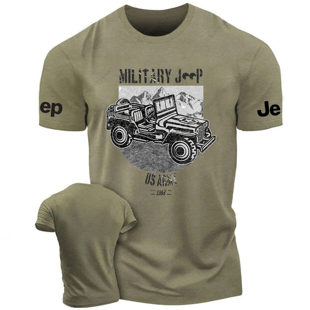 Military US Jp Army 1988 Vintage Style Mountain Jp T-Shirt