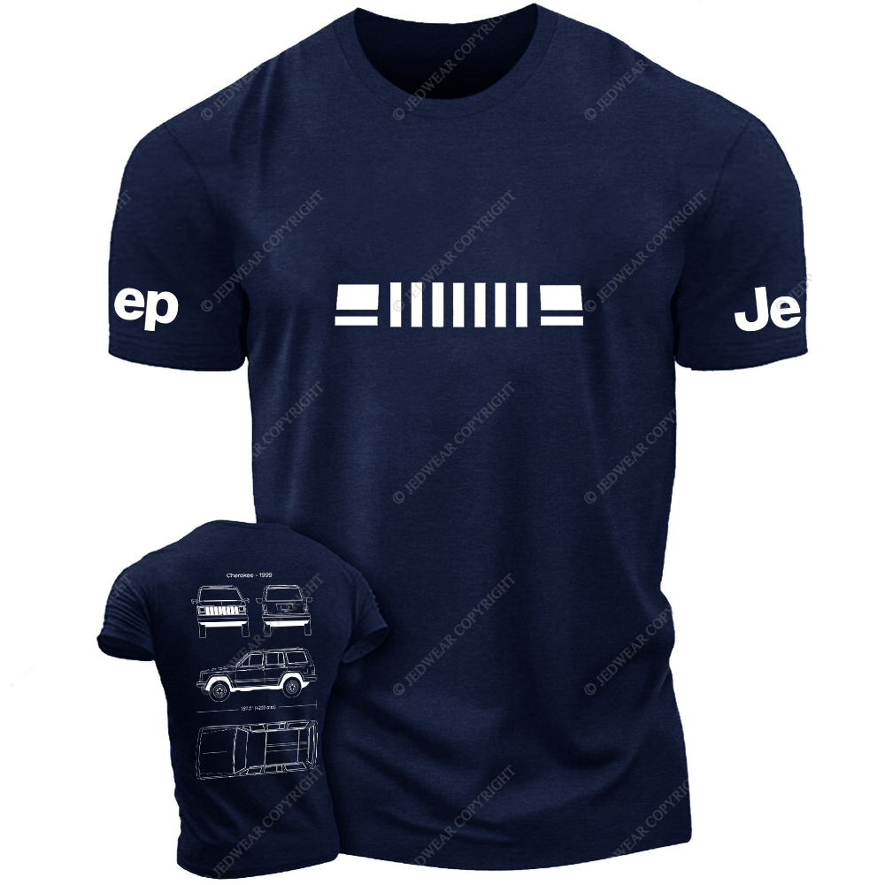 Cherokee 1999 Stick Figure Line Art Jp T-Shirt