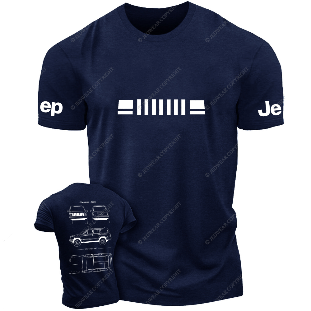 Cherokee 1999 Stick Figure Line Art Jp T-Shirt