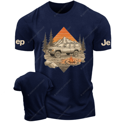 Cherokee XJ camping Vehicle Retro Design Outdoors Jp T-shirt