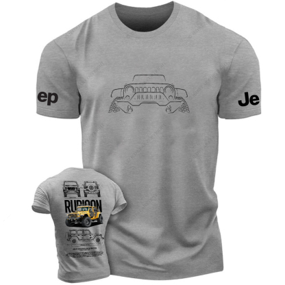 Rubicon Line Art Off-Road 4x4 Wrangler Jp T-Shirt