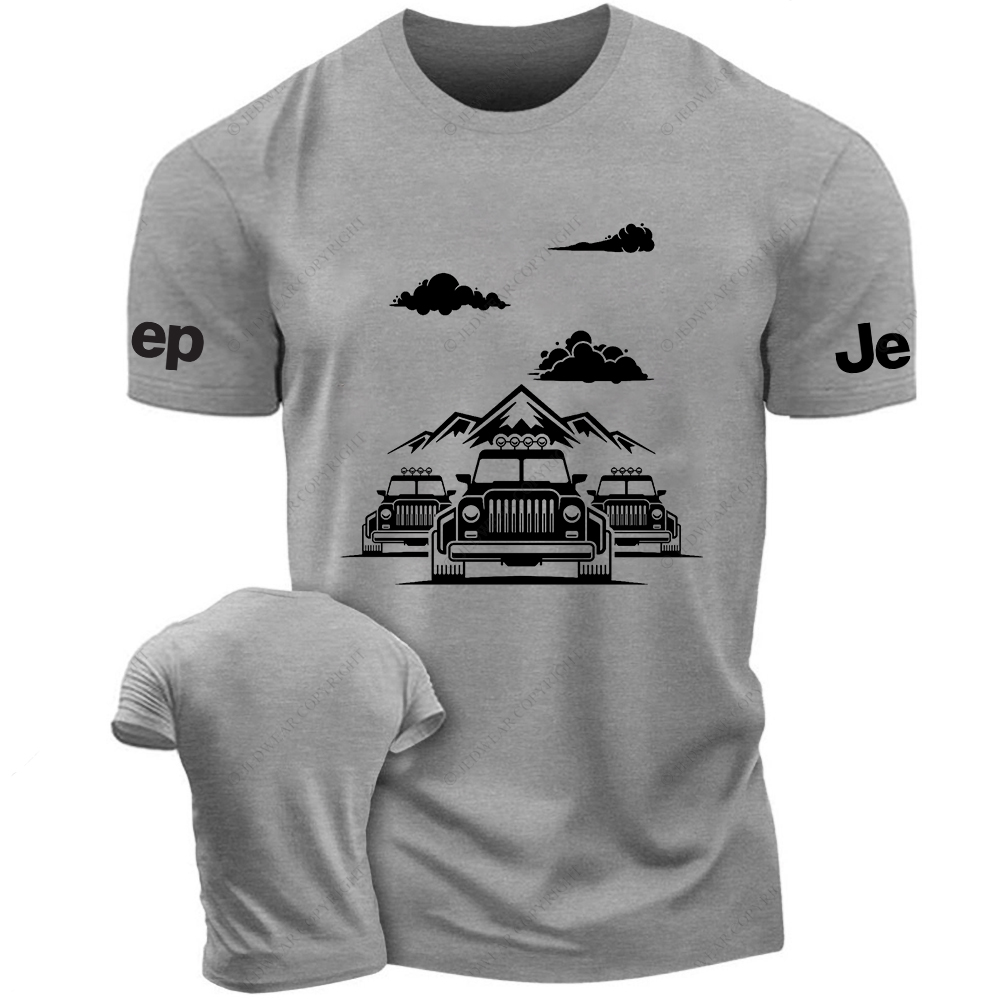 Minimalist Car Black And White Sketch Jp T-Shirt