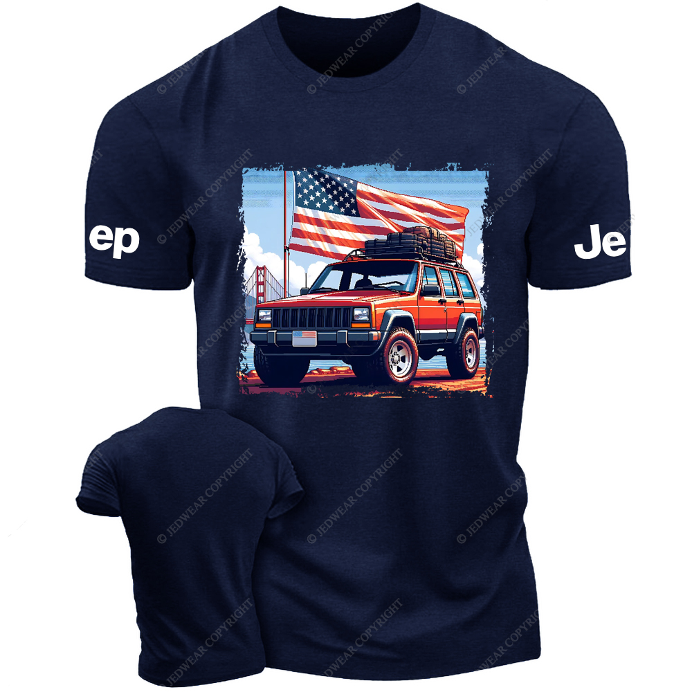 Cherokee XJ 4x4 USA Off-Road Vintage Old School Vehicle Jp T-Shirt