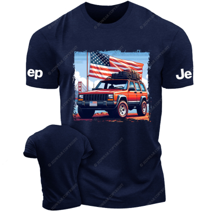 Cherokee XJ 4x4 USA Off-Road Vintage Old School Vehicle Jp T-Shirt