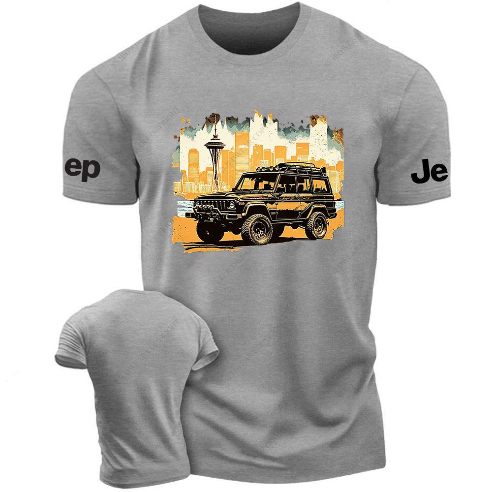 Seattle Wagoneer Off-Road Vintage Old Vehicle Jp T-Shirt