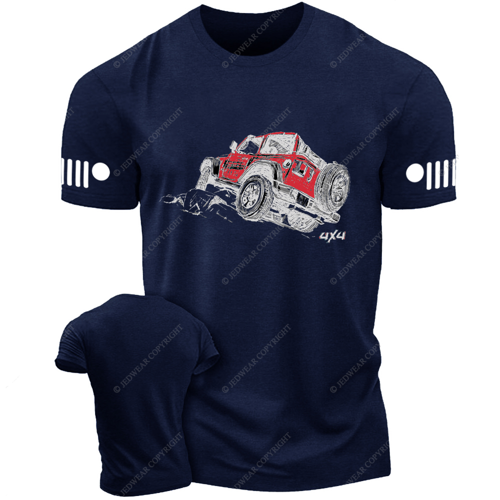 Rubicon Colorful Hand-Painted Jp T-shirt