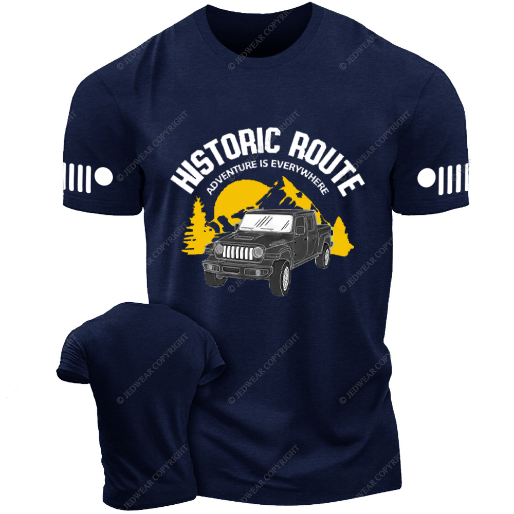 Gladiator Historic Route Adventure Everywhere Jp T-shirt