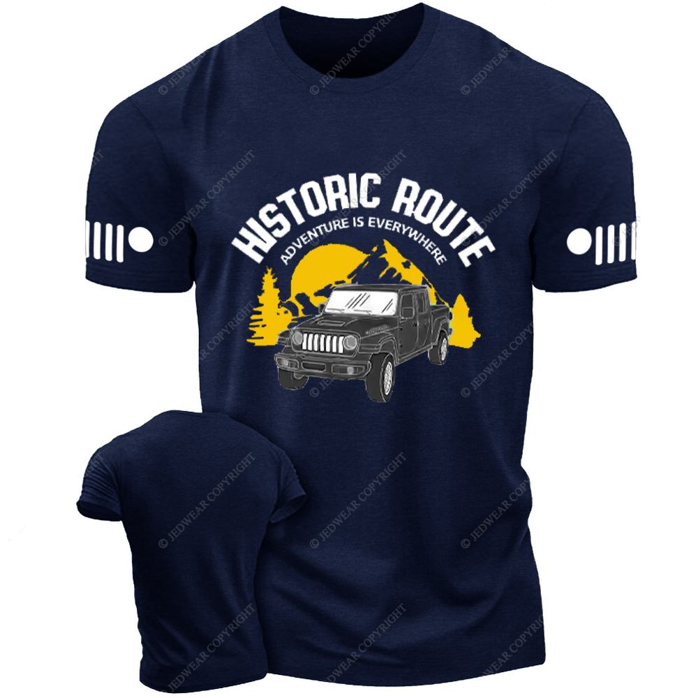 Gladiator Historic Route Adventure Everywhere Jp T-shirt
