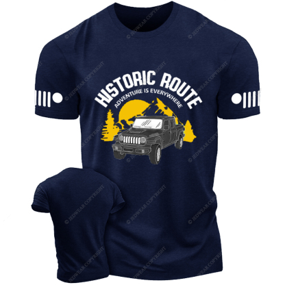 Gladiator Historic Route Adventure Everywhere Jp T-shirt