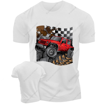 Wrangler JK Tire Tracks 4x4 Jp T-shirt