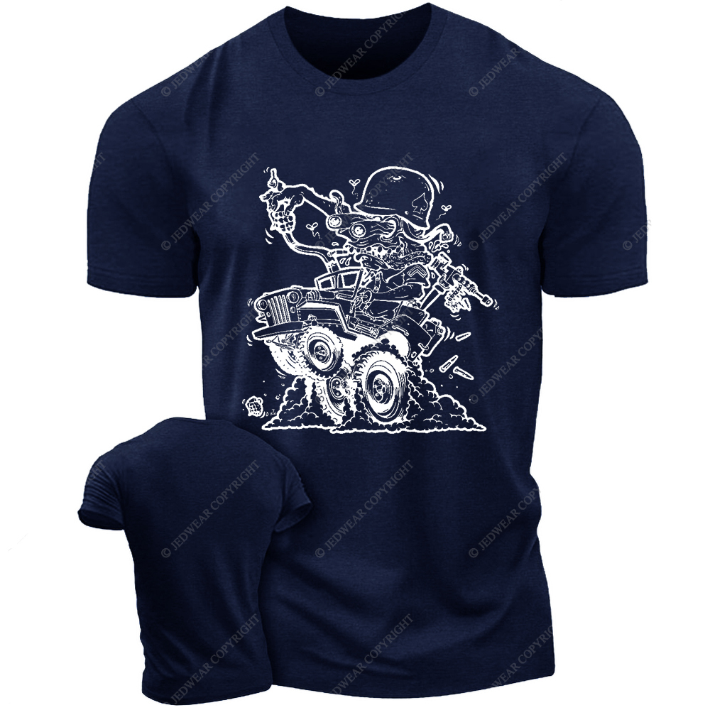 Willys Fink Stick Figure Line Art Jp T-shirt