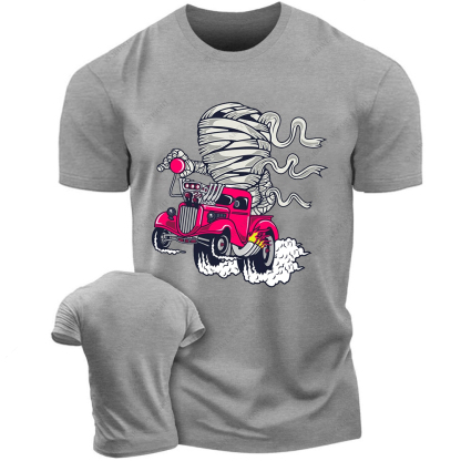 Mummy Racing Cartoon Jp T-shirt