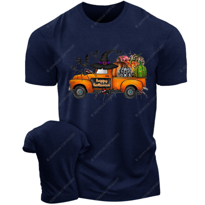 Happy Halloween Skull Bat Spider Web Witch Jp T-shirt