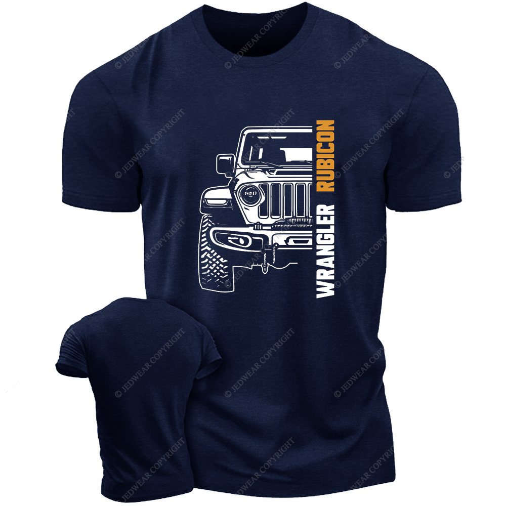 Wrangler Rubicon Black And White Sketch Jp T-Shirt
