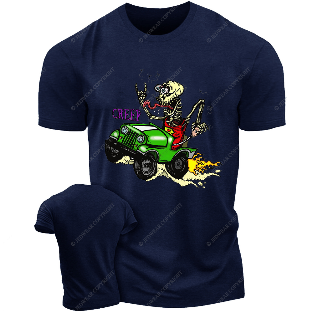 Green Skull Creep Jp T-Shirt