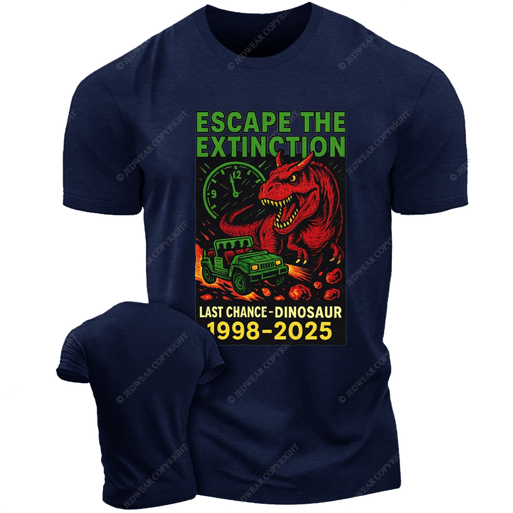 Escape The Extinction Last Chance Dinosaur Jp T-Shirt