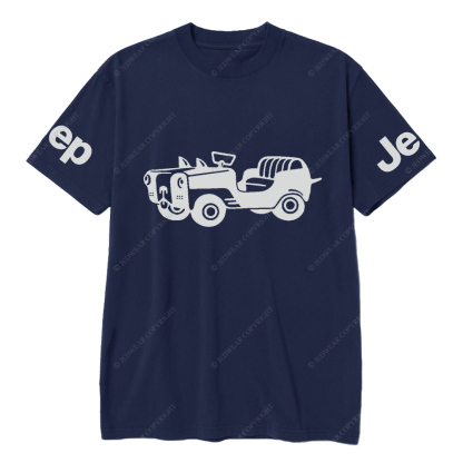 Car With A Dog Face Front Jp T-Shirt