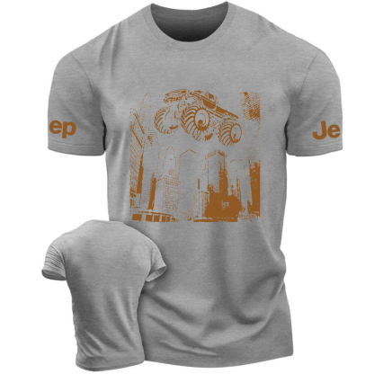 Car Flying In The City Air Jp T-Shirt