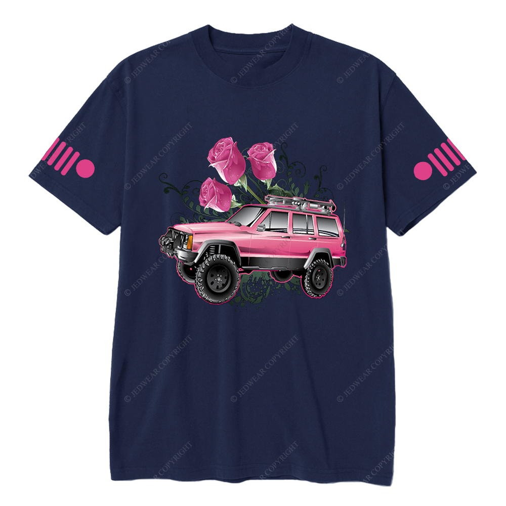 Pink Cherokee And Pink Rose Jp T-Shirt