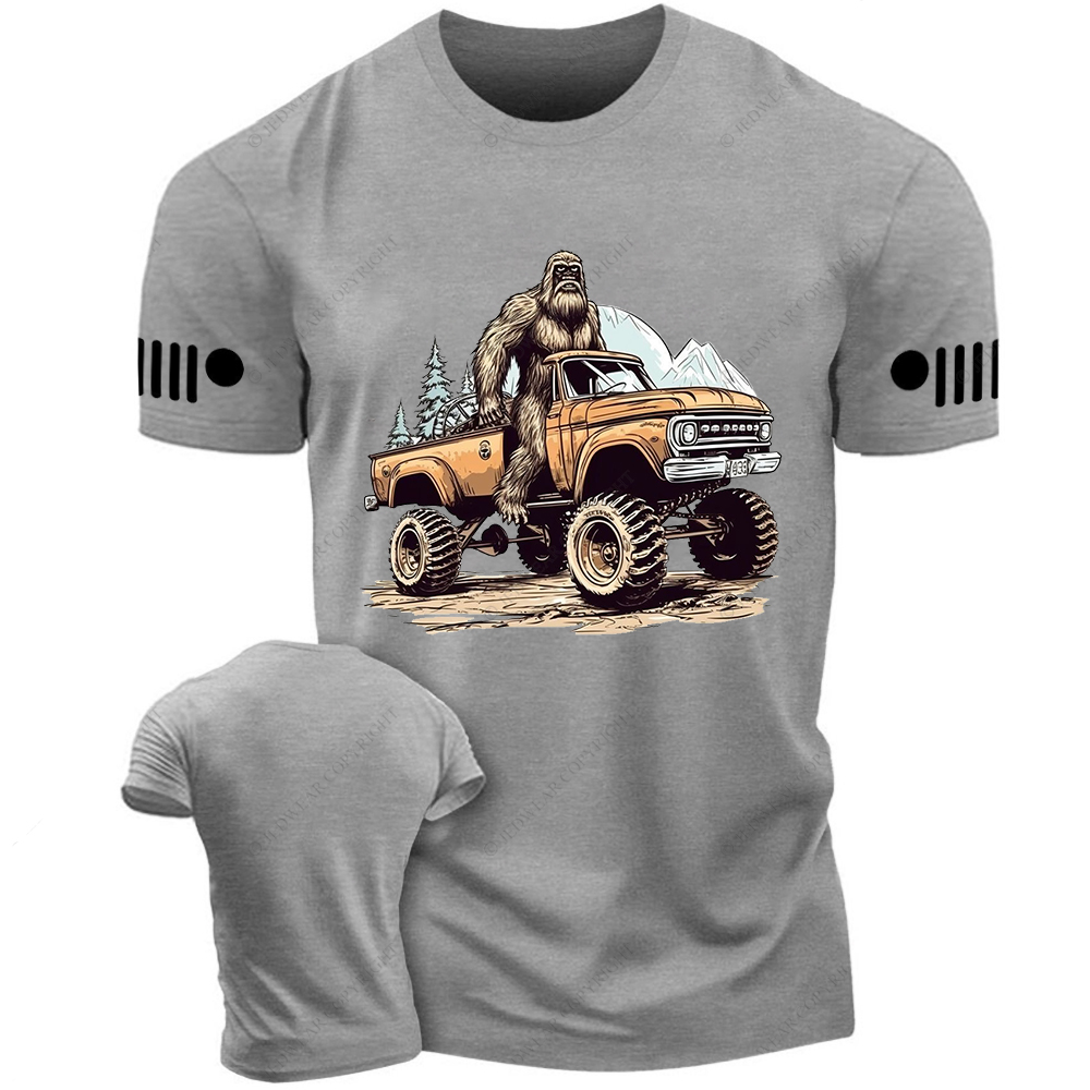 Monkey Driving A Car Jp T-Shirt