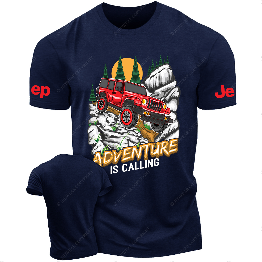 Adventure Is Calling Mountain Road Stones JP T-Shirt
