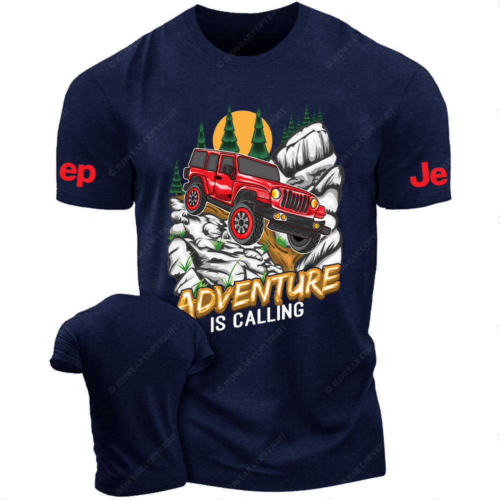 Adventure Is Calling Mountain Road Stones JP T-Shirt