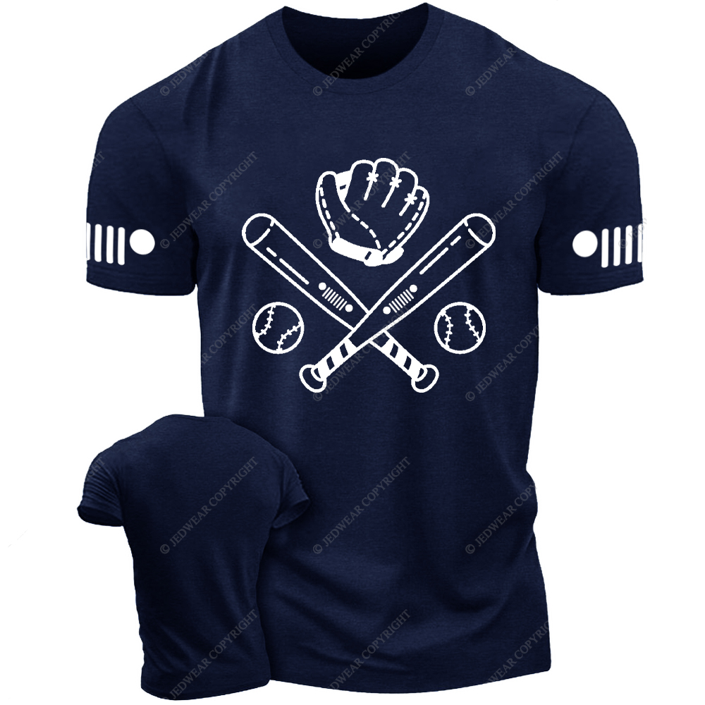 Baseball Bat Baseball Glove Baseball Team Jp T-Shirt