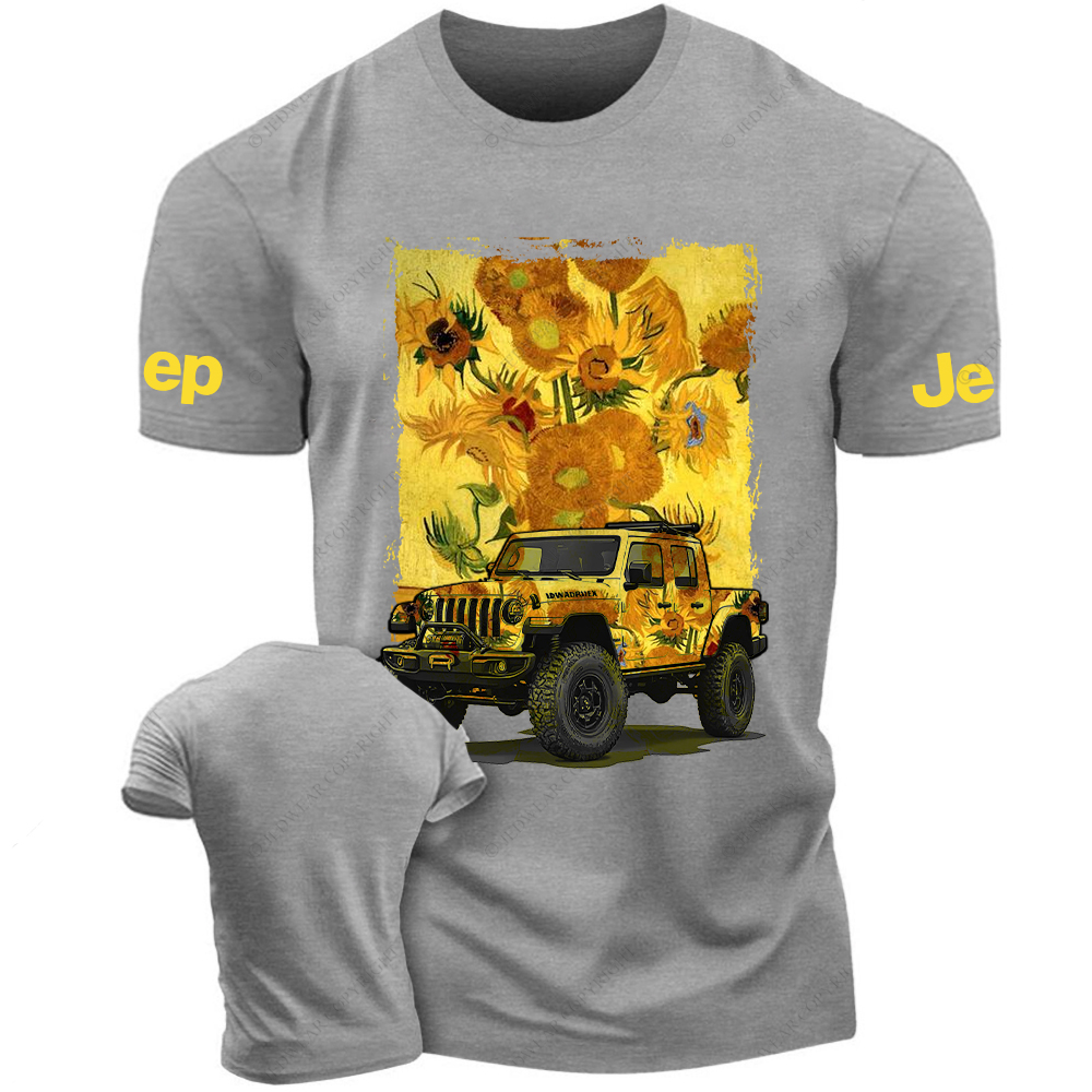 Sunflower By Van Gogh Canvas Jp T-Shirt
