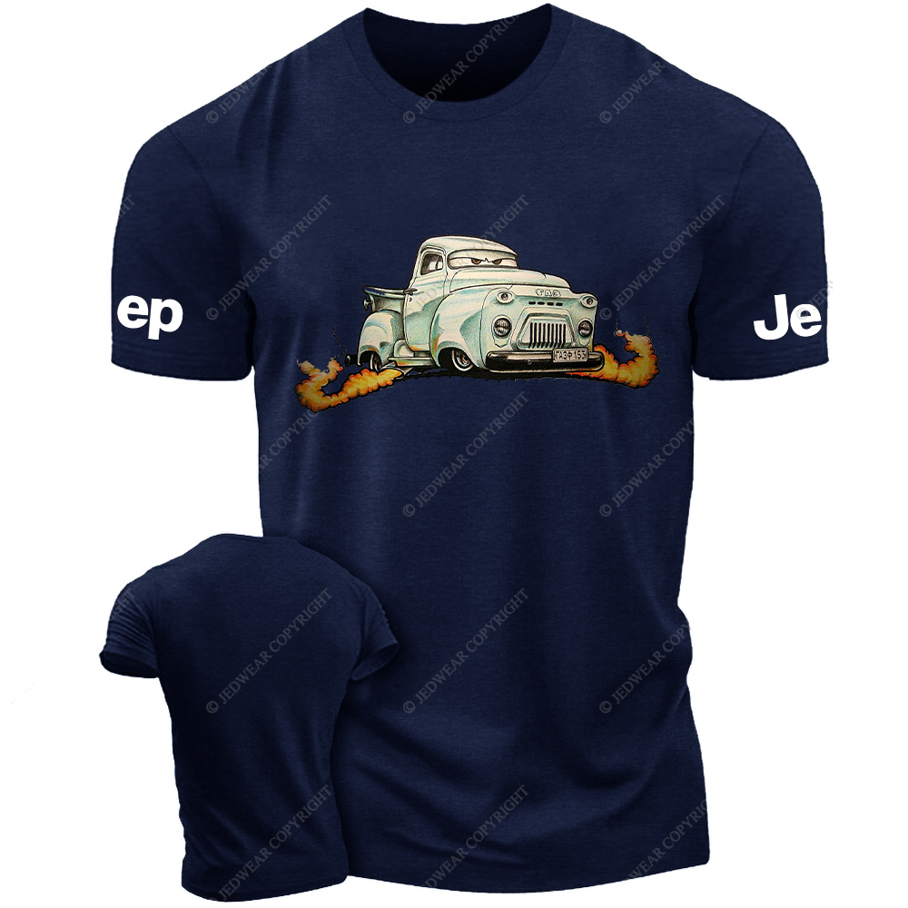 Funny Cartoon Colored Pencil Drawing Jp T-Shirt