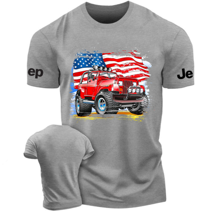 Red Wrangler American Flag Outdoor Jp T-Shirt