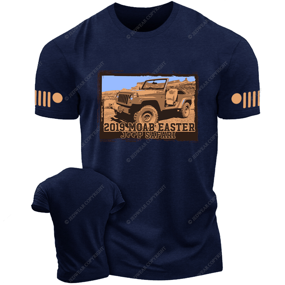 2019 Mobe Easter Vintage Car Safari Jp T-Shirt