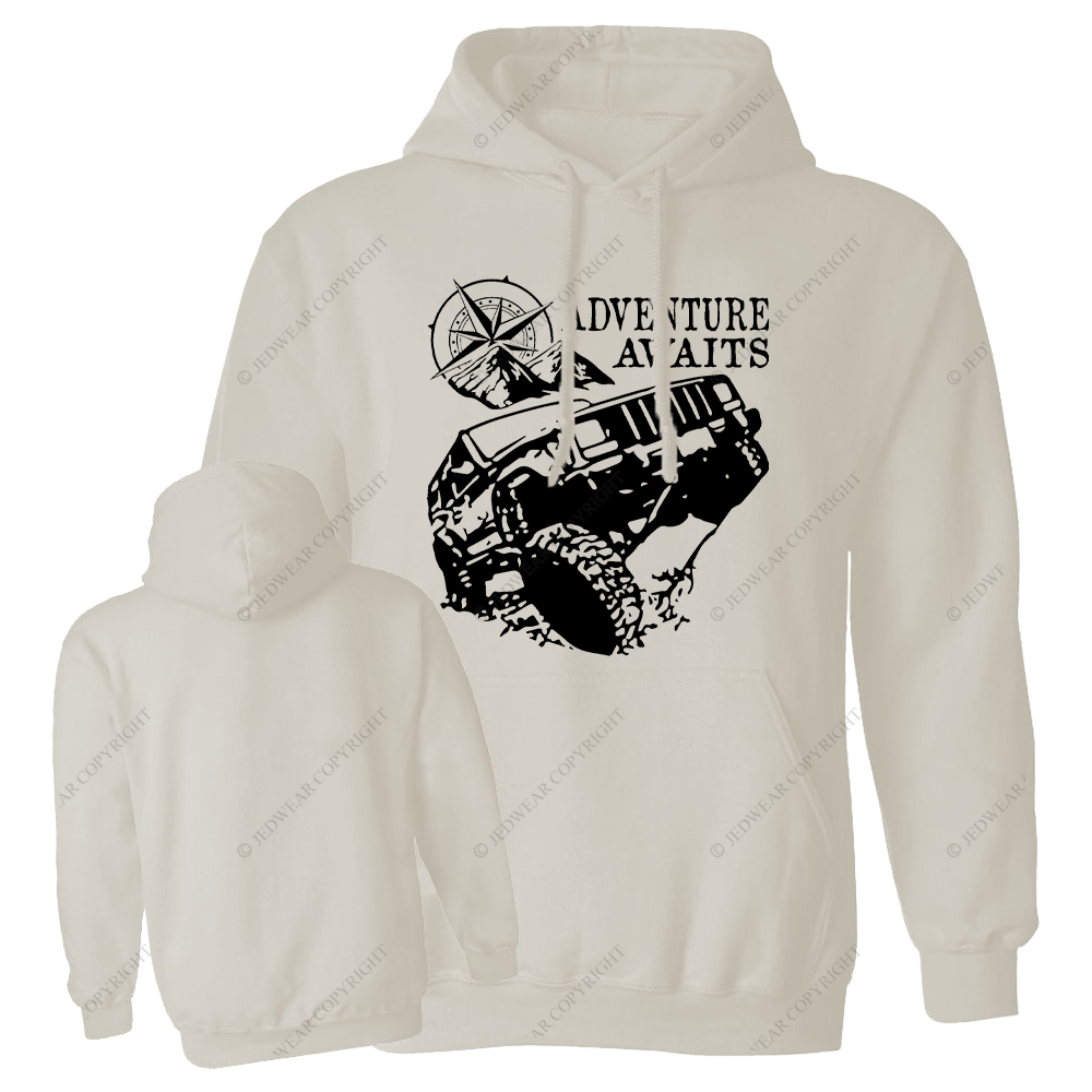 Adventure Awaits Compass Jp Oversized Hoodie