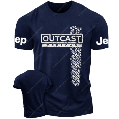 Outcast Off-Road Wheel Tracks Jp T-Shirt