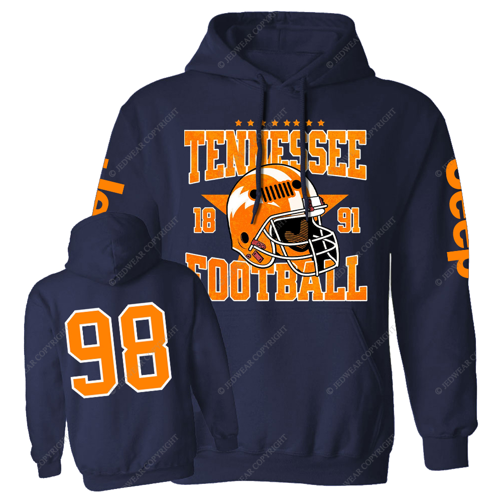 Tennessee Football Retro Nashville Jp Casual Hoodie