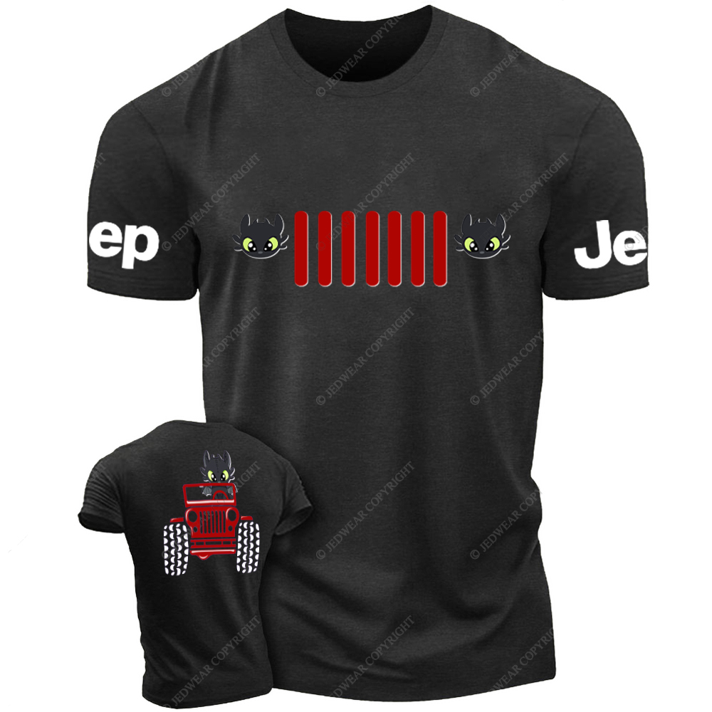 Halloween A Little Bat Is Driving A Car Jp T-Shirt