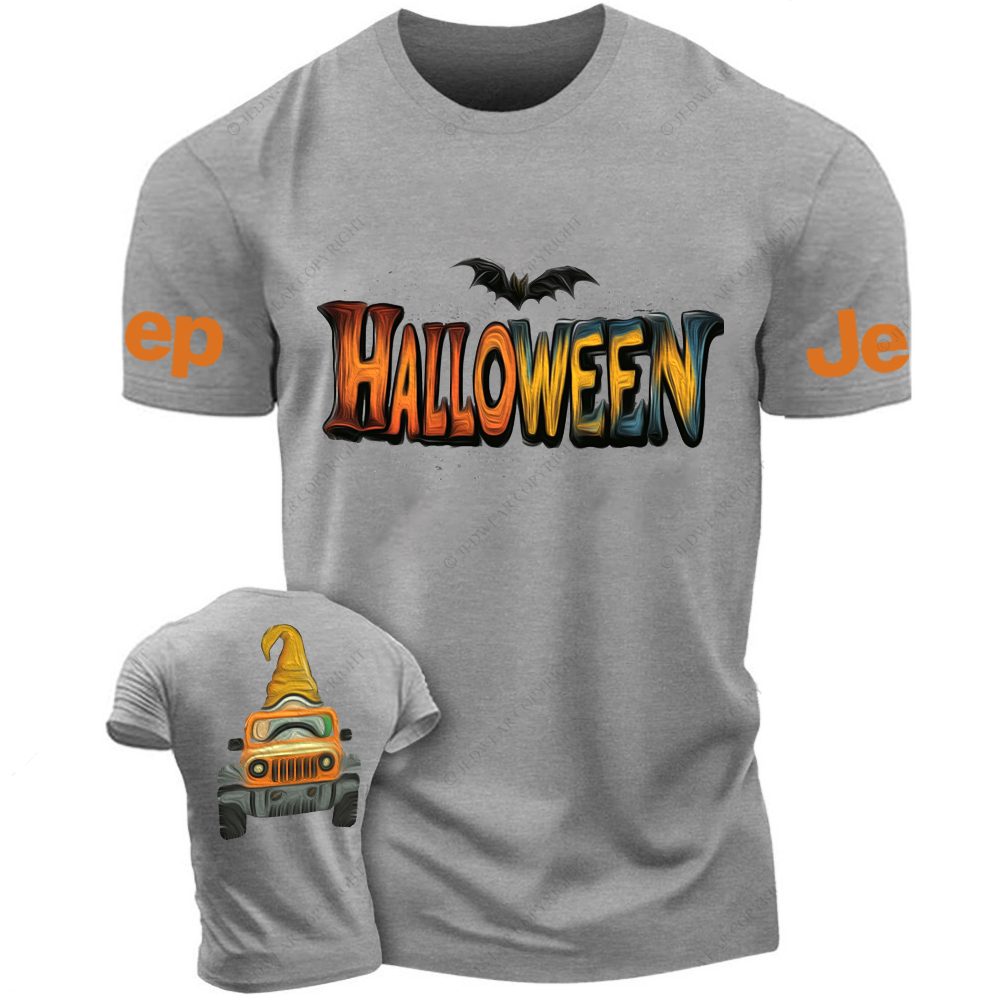 Halloween Gnome Oil Painting Design Jp T-Shirt