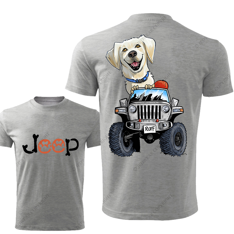 Colorful Funny Pets Cartoon Dog Jp T-Shirt
