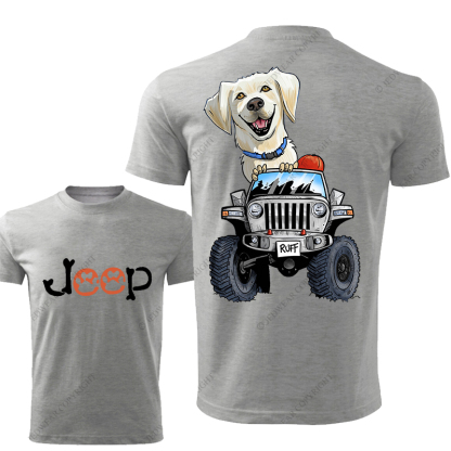 Colorful Funny Pets Cartoon Dog Jp T-Shirt