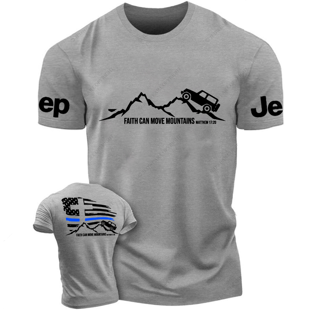 Religion Jesus Police The Blue Line Jp T-Shirt